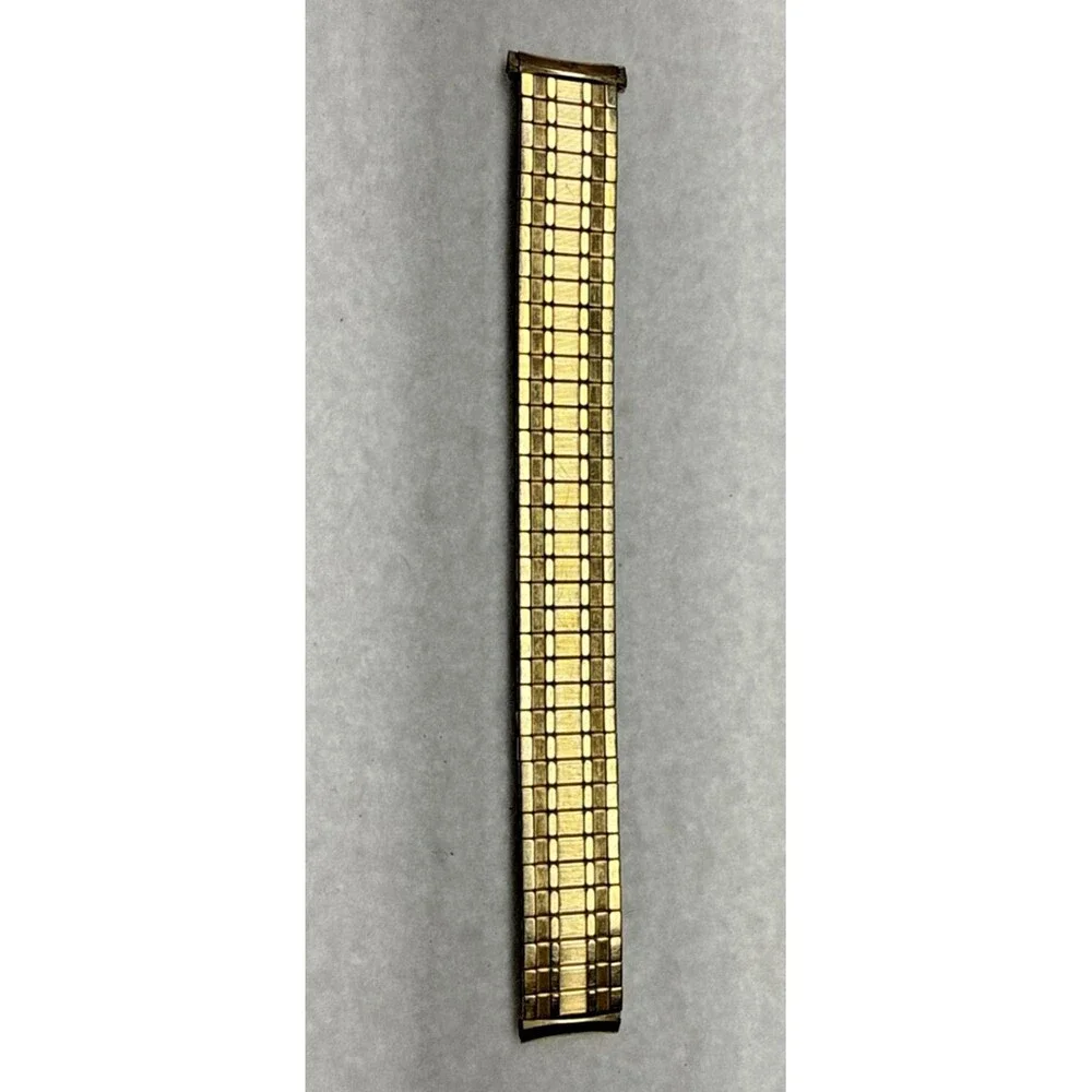 Speidel USA Two Tone Stretch Watch Band Expansion Bracelet Gold Silver Vintage